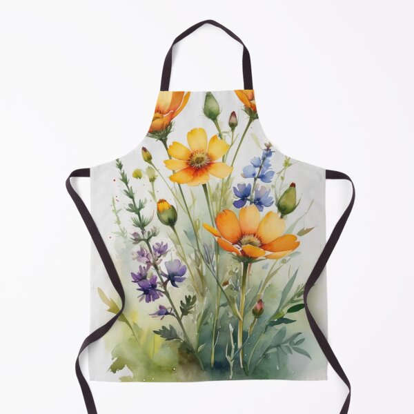 Item preview, Wild Flowers Watercolor – Elegant Floral Wall Art designed and sold by sana designer.