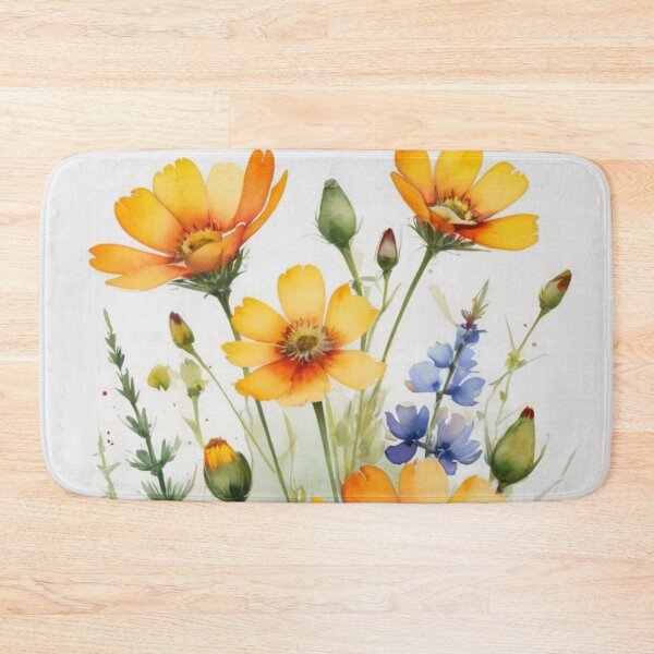 Item preview, Wild Flowers Watercolor – Elegant Floral Wall Art designed and sold by sana designer.