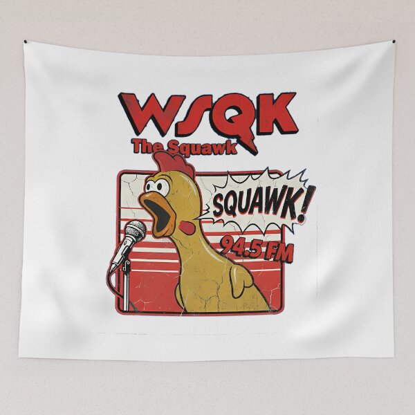 Item preview, Wsqk The Squawks 945 Fms Vintage Rubbers Chickens Radio designed and sold by Archons.