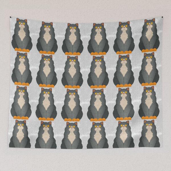 Item preview, Cute Cat Illustration Cartoon Style designed and sold by Grafititee.