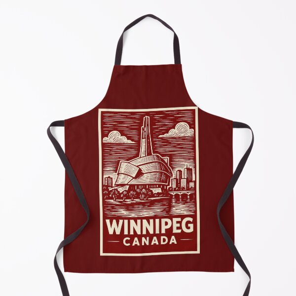 Item preview, Winnipeg Canada Linocut Style  designed and sold by Thistle-TShop.