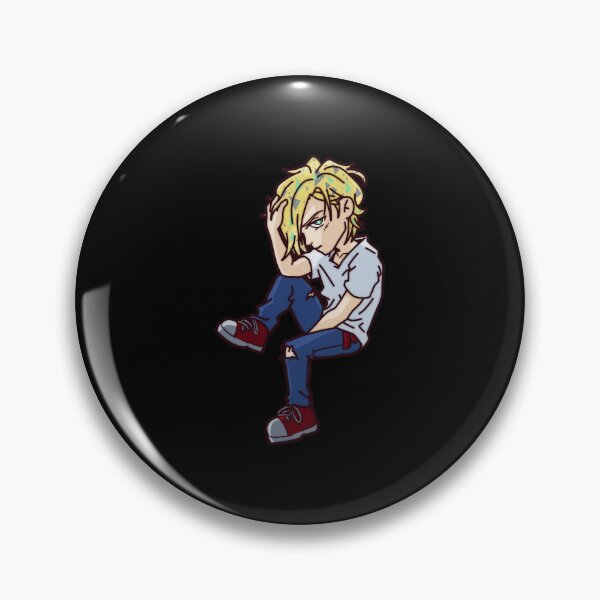 Item preview, Banana Fish Chibi Boy Sitting Cute Pose designed and sold by Ciraillard.