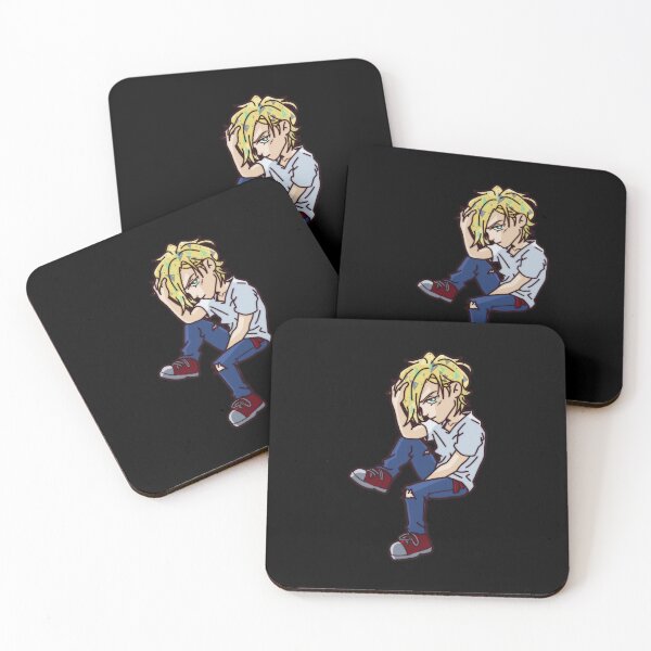 Item preview, Banana Fish Chibi Boy Sitting Cute Pose designed and sold by Ciraillard.