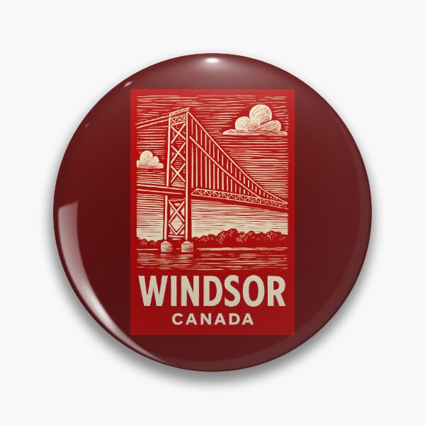 Item preview, Windsor Canada Linocut Style  designed and sold by Thistle-TShop.