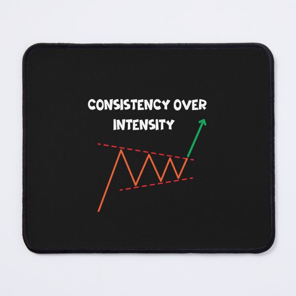 Item preview, Consistency Over Intensity - Motivation shirt  designed and sold by MoodTeeStudio.