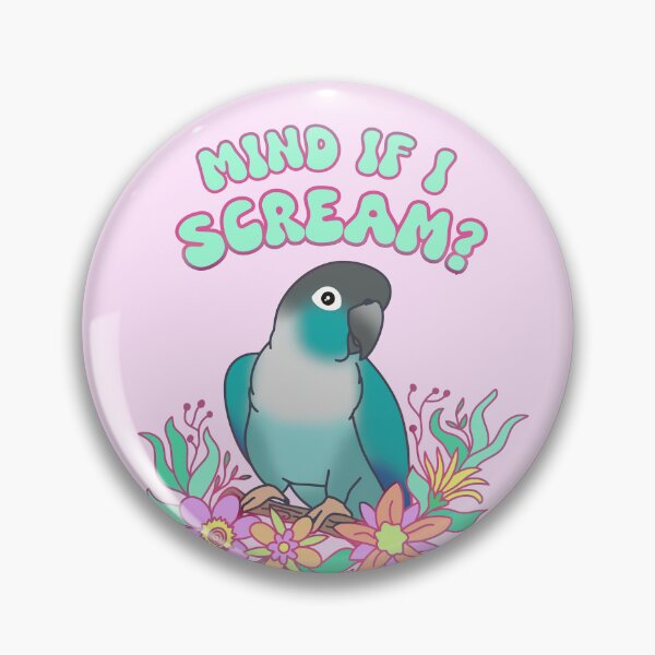 Item preview, Mind if I scream? Turquoise Conure designed and sold by FandomizedRose.