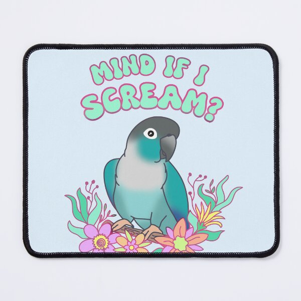 Item preview, Mind if I scream? Turquoise Conure designed and sold by FandomizedRose.