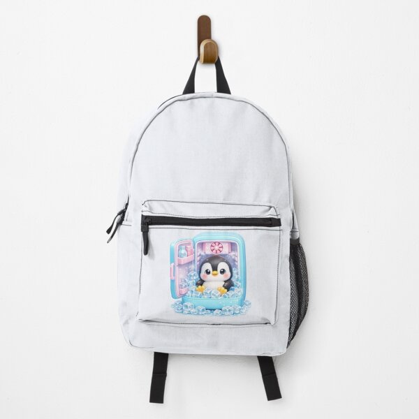 Item preview, Cute Penguin in Mini Fridge | Kawaii Summer Art designed and sold by Moons Studio.