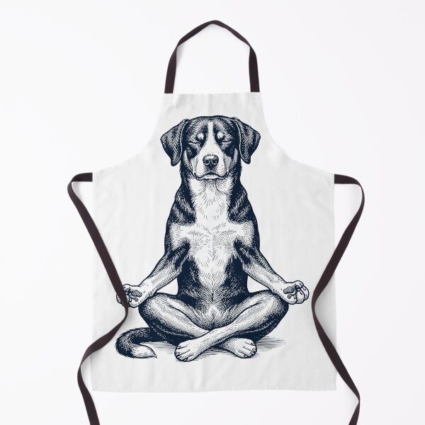 Artikelvorschau, Vintage Entlebucher Sennenhund Yoga Lotus Meditation Hundeliebhaber entworfen und verkauft von DoodleTortle.