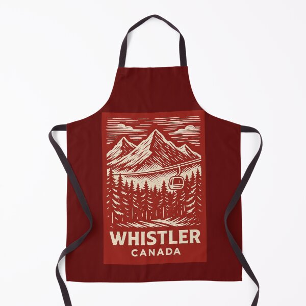 Item preview, Whistler Canada Linocut Style designed and sold by Thistle-TShop.
