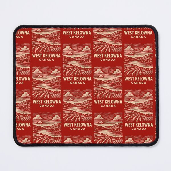 Item preview, West Kelowna Canada Linocut Style designed and sold by Thistle-TShop.