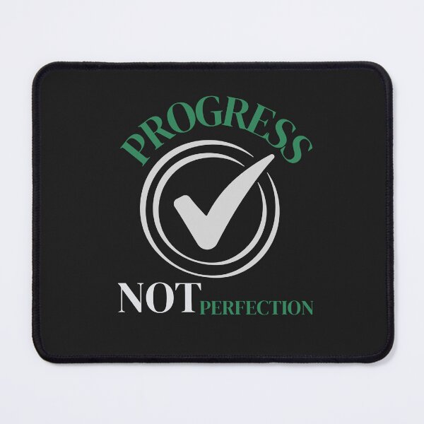 Item preview, Progress Not Perfection – Growth Mindset Motivation Design designed and sold by AdicretorDesign.