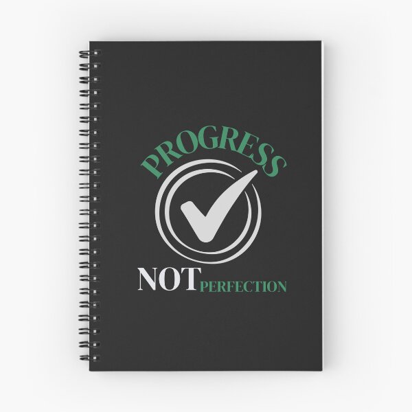 Item preview, Progress Not Perfection – Growth Mindset Motivation Design designed and sold by AdicretorDesign.