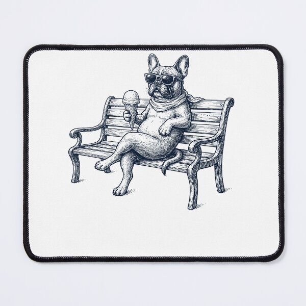 Item preview, French Bulldog Ice Cream Dog Mom Dad designed and sold by DoodleTortle.