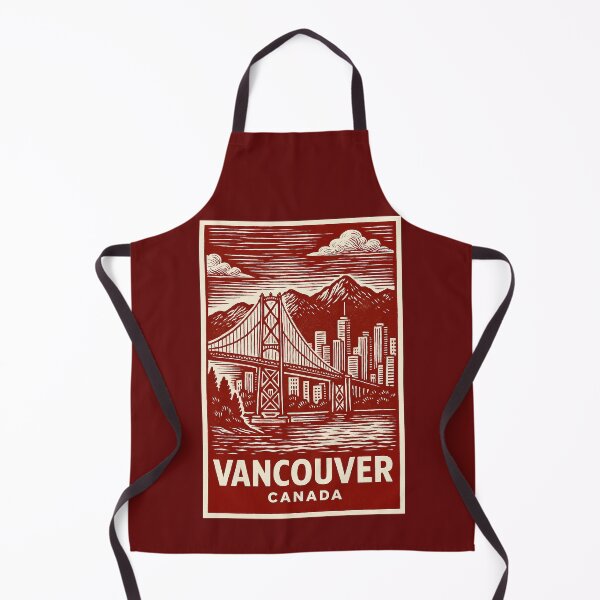 Item preview, Vancouver Canada Linocut Style designed and sold by Thistle-TShop.