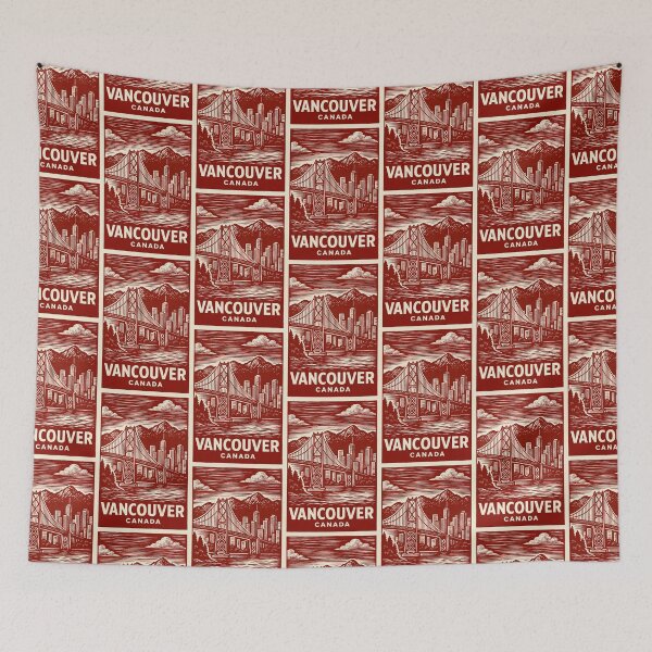 Item preview, Vancouver Canada Linocut Style  designed and sold by Thistle-TShop.