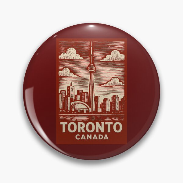 Item preview, Toronto Canada Linocut Style  designed and sold by Thistle-TShop.