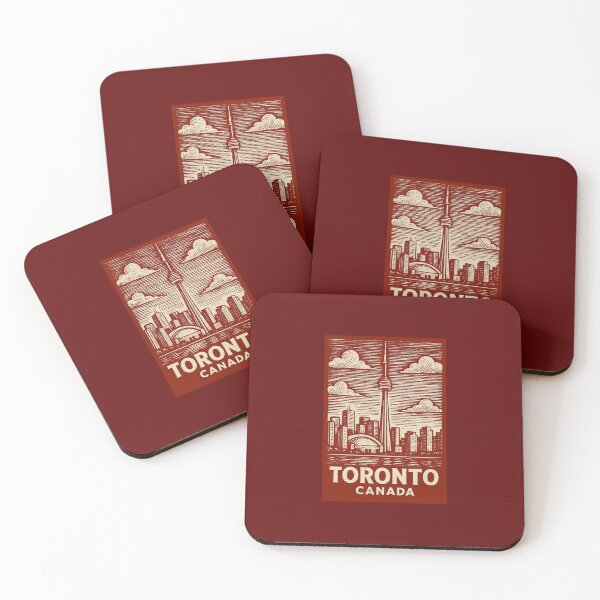 Item preview, Toronto Canada Linocut Style  designed and sold by Thistle-TShop.