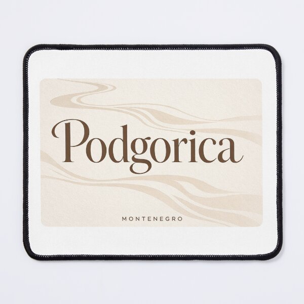 Item preview, Podgorica – Minimal Typography designed and sold by Klysztof.