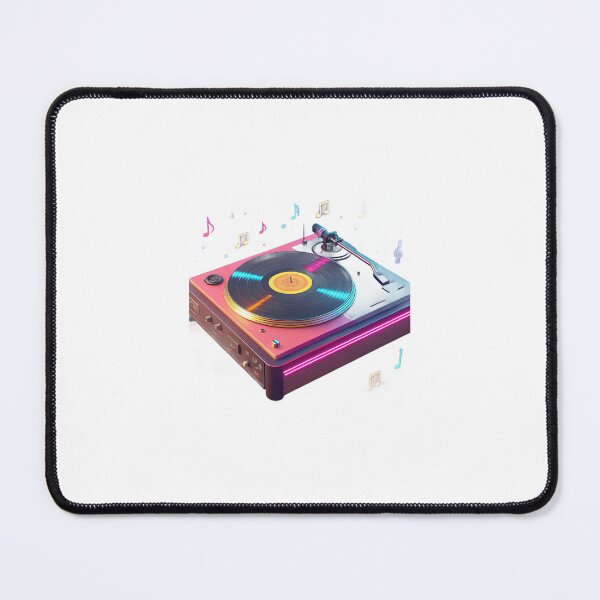 Item preview, Retro Vinyl Record DJ Turntable Art Print designed and sold by Broxui.