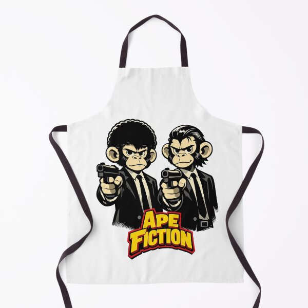 Item preview, Gangster Monkeys – Ape Fiction Apartment Parody Illustration designed and sold by lapart.