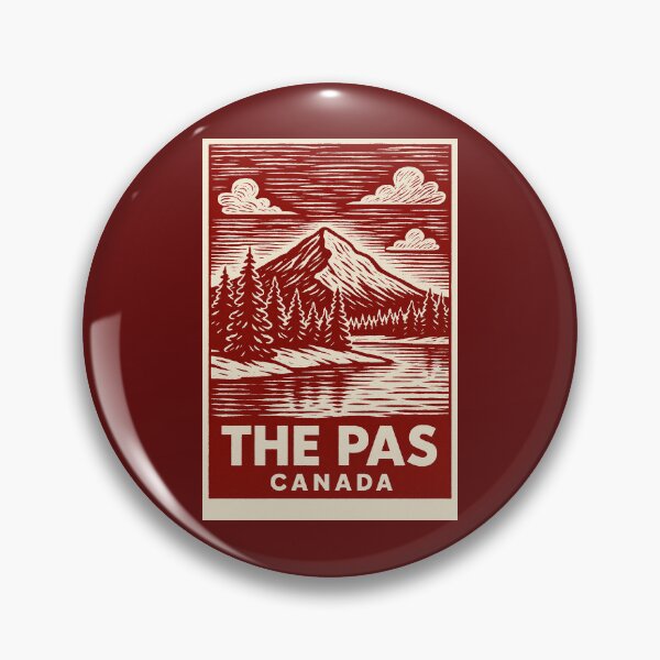 Item preview, The Pas Canada Linocut Style  designed and sold by Thistle-TShop.