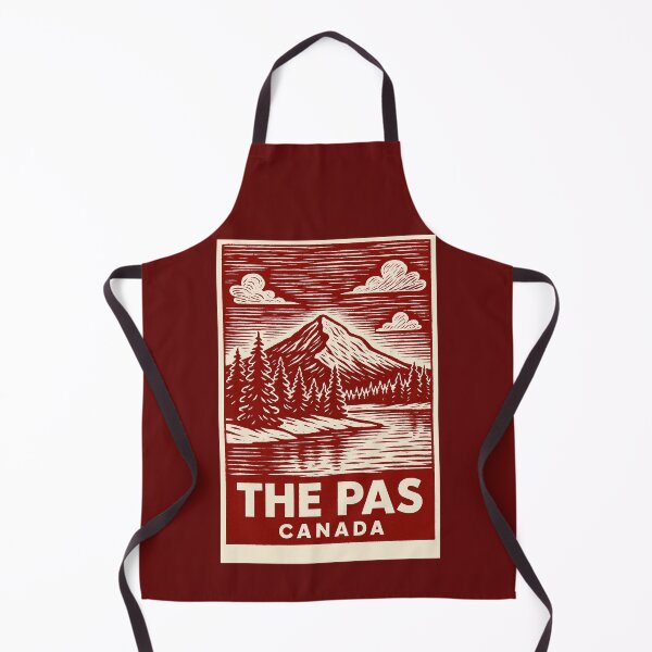 Item preview, The Pas Canada Linocut Style  designed and sold by Thistle-TShop.