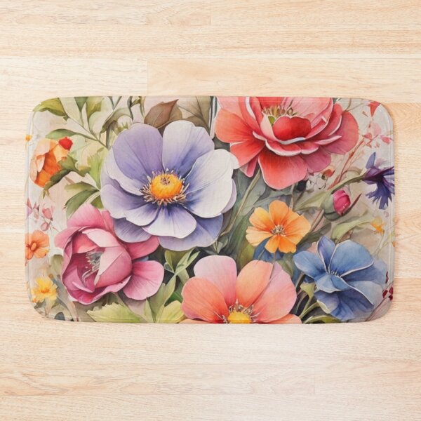 Item preview, Wild Flowers Watercolor – Elegant Floral Wall Art designed and sold by sana designer.