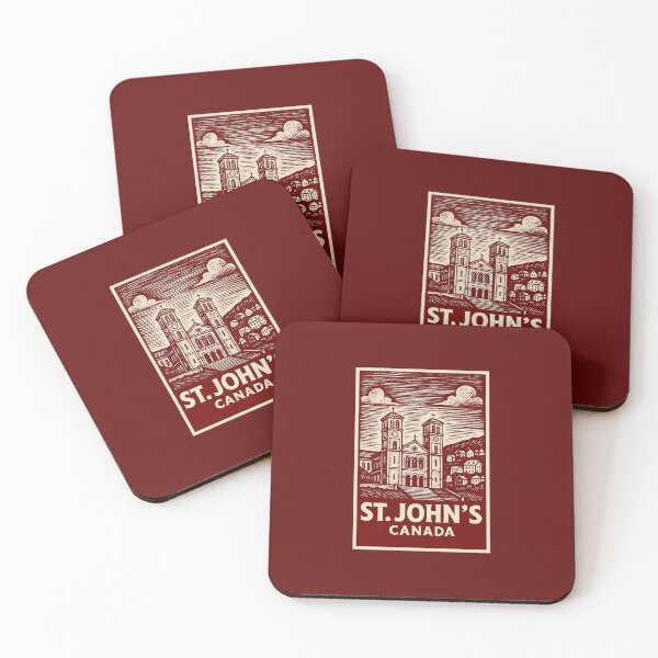Item preview, St.Johns Canada Linocut Style  designed and sold by Thistle-TShop.