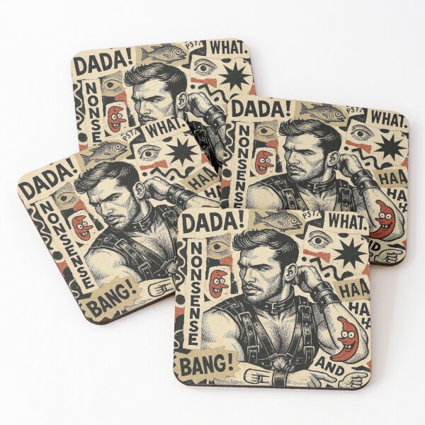 Item preview, Gay Leather Bar San Francisco Dada  Pride Graphic Design designed and sold by ItsAKinkThing.
