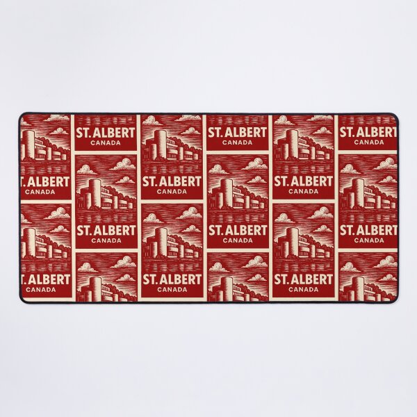 Item preview, St.Albert Canada Linocut Style  designed and sold by Thistle-TShop.