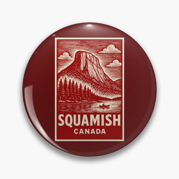 Item preview, Squamish Canada Linocut Style  designed and sold by Thistle-TShop.