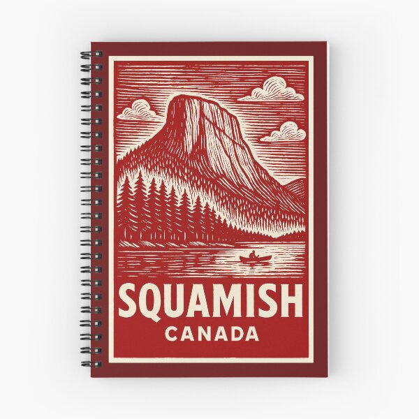 Item preview, Squamish Canada Linocut Style  designed and sold by Thistle-TShop.