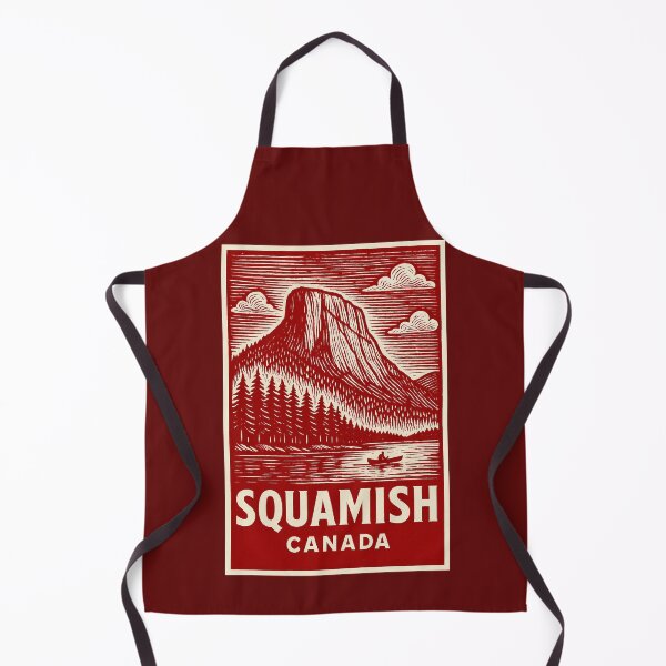 Item preview, Squamish Canada Linocut Style designed and sold by Thistle-TShop.