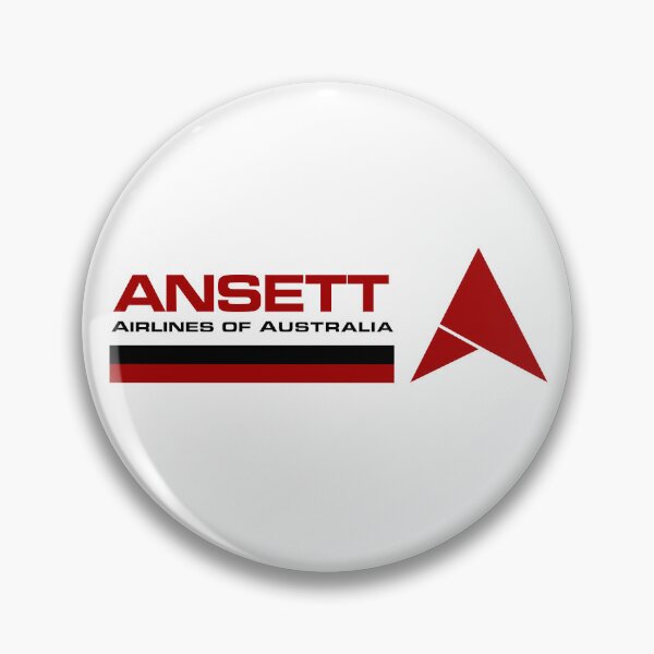 Item preview, Retro Ansett Airlines of Australia 1960s Logo (Landscape) designed and sold by Wonderbouy.