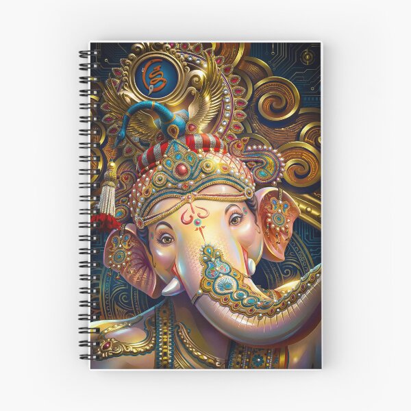 Item preview, Lord Ganesha Digital Art – 3D Style Hindu Deity Portrait designed and sold by ISOmetricStudio.