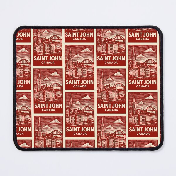 Item preview, Saint John Canada Linocut Style  designed and sold by Thistle-TShop.