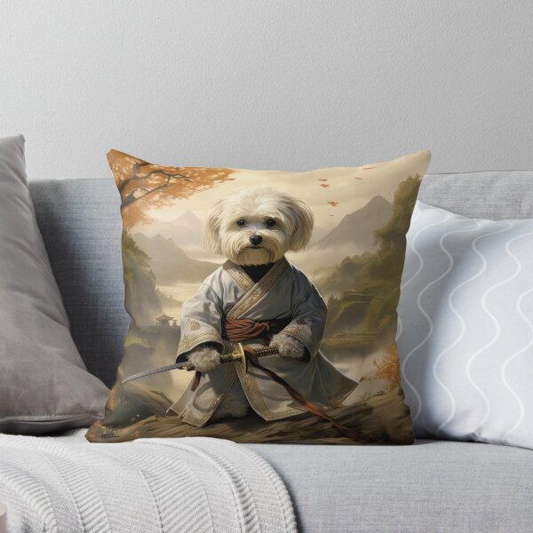Item preview, Havanese Ronin - Epic Samurai Dog Warrior designed and sold by Tommy-Ellie.