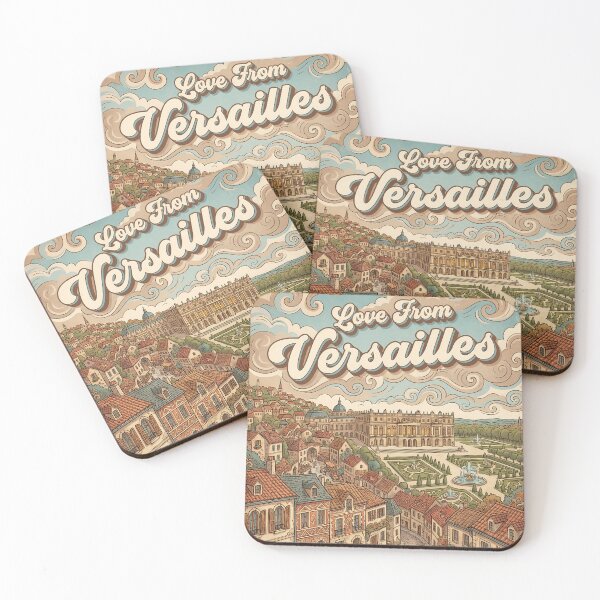 Item preview, Love From Versailles City of France Vintage Art designed and sold by Witty Shirts.