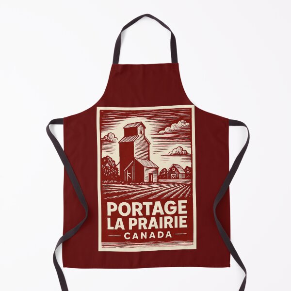 Item preview, Portage La Prairie Canada Linocut Style  designed and sold by Thistle-TShop.