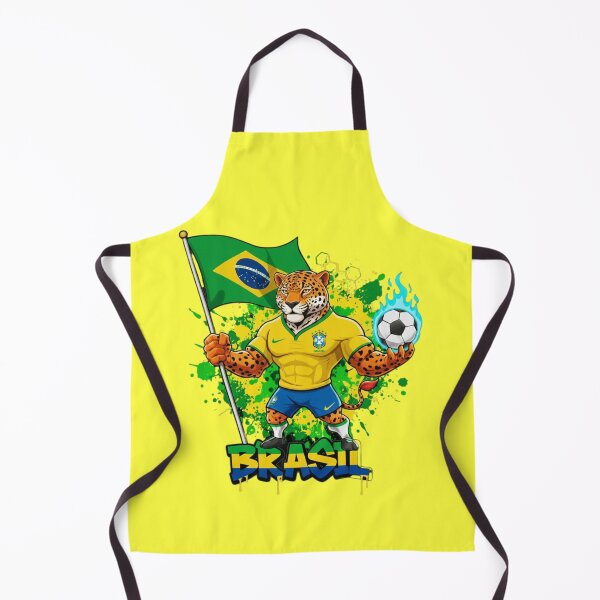 Item preview, Brazil Football World Cup 2026 - Jaguar Mascot Brasil Seleção Pride Art Onça Pintada Mascote Hexa designed and sold by Inkwell grove.