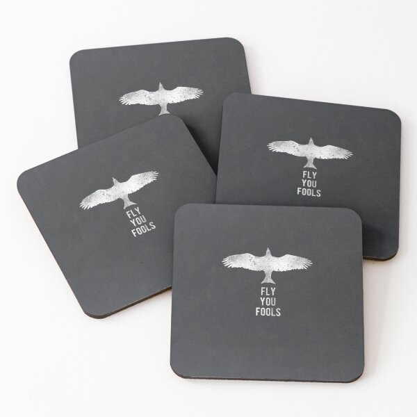 Item preview, Minimalist Fly You Fools - Wizard Silhouette Art designed and sold by Midnight Nebula.