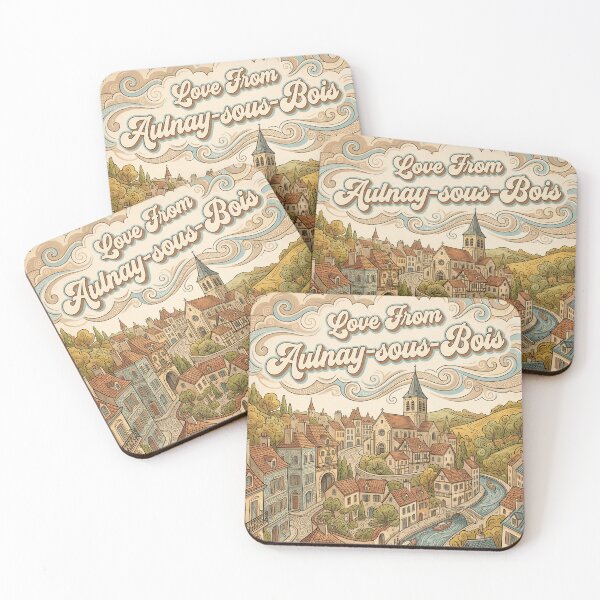 Item preview, Love From Aulnay-sous-Bois City of France Vintage Art designed and sold by Witty Shirts.