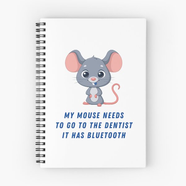 Item preview, Gray Mouse, Bluetooth, Dentist designed and sold by AASparksDesigns.