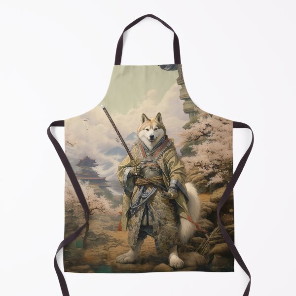 Item preview, Siberian Husky Ronin - Epic Samurai Dog Warrior Art designed and sold by Tommy-Ellie.