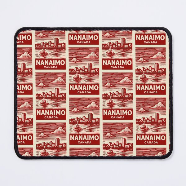 Item preview, Nanaimo Canada Linocut Style  designed and sold by Thistle-TShop.