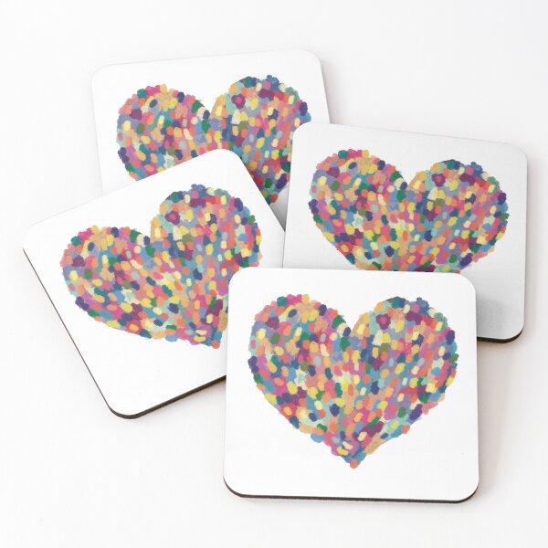 Item preview, Colorful heart Art designed and sold by Anne Pennypacker.