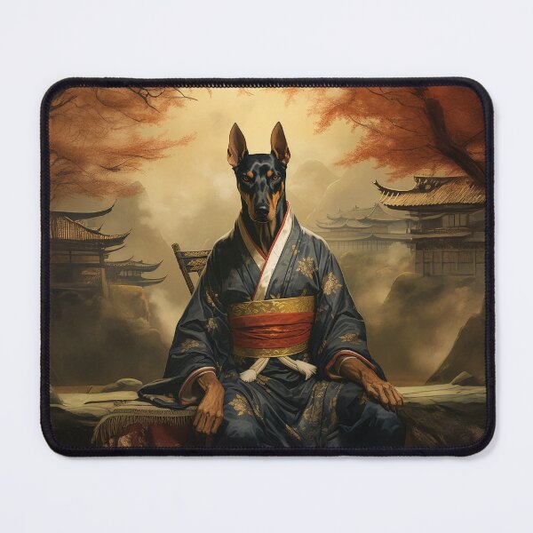Item preview, Dobermann Ronin - Epic Samurai Dog Warrior designed and sold by Tommy-Ellie.