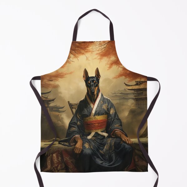 Item preview, Dobermann Ronin - Epic Samurai Dog Warrior designed and sold by Tommy-Ellie.