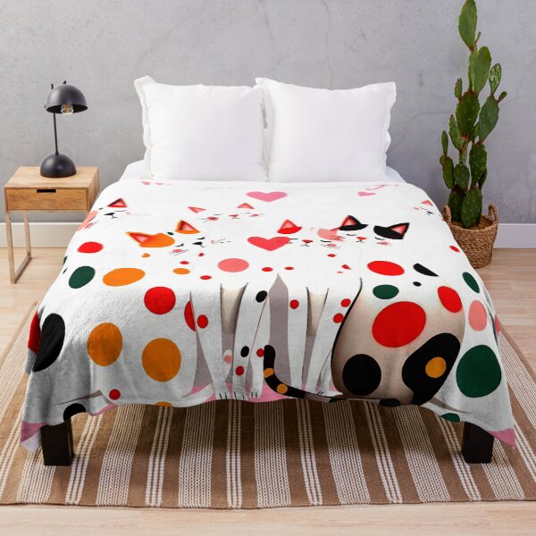Item preview, Valentine’s Day Cats – Polka-Dot Love Parade designed and sold by meesub.